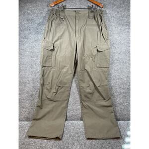 LA Police Gear Pants Mens 38 (34X30) Khaki Ripstop Tactical Basic Operator Cargo